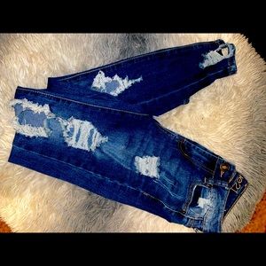 Rue21 distressed high rise jeggins